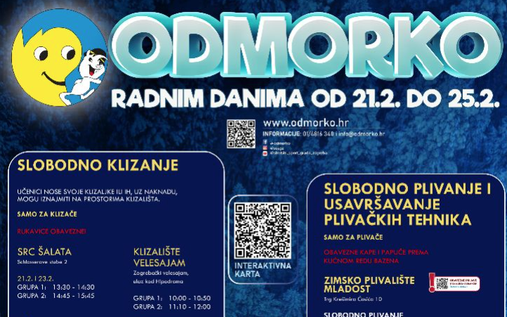 Odmorko - aktivnosti za vrijeme zimskih praznika