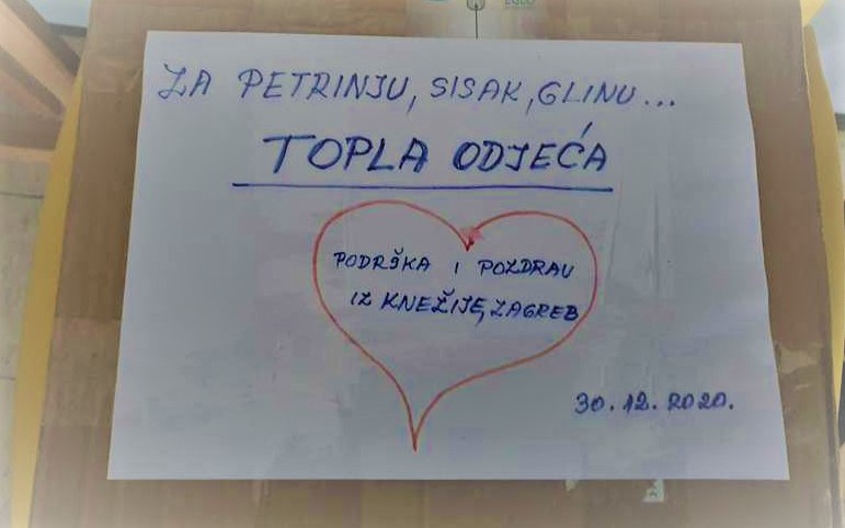 Hvala svima na pomoći za potresom stradala područja