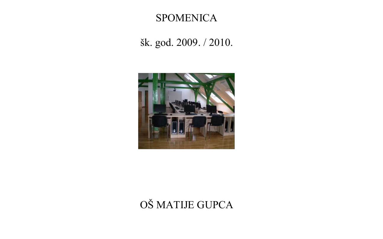 Spomenica 2009./2010.