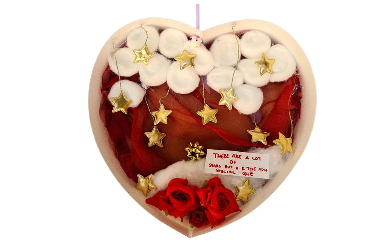 Valentine’s Shadow Box Hearts Exhibition